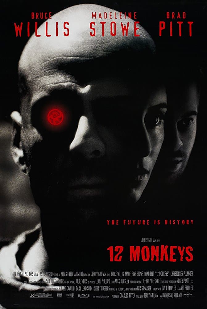 ดูหนังออนไลน์ Twelve Monkeys 12 (1995) มังกี้ส์ 12 ลิงมฤตยูล้างโลก HD พากย์ไทย เต็มเรื่อง